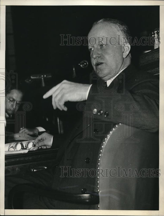 1936 Press Photo AT&T president Walter Gifford in D.C. - neb89378 - Historic Images