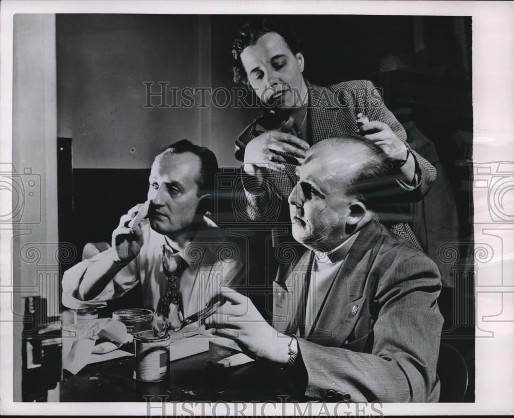 1952 Press Photo Mrs Marion Wierman Episcopal Diocese of Chicago & Rev Dunning - Historic Images