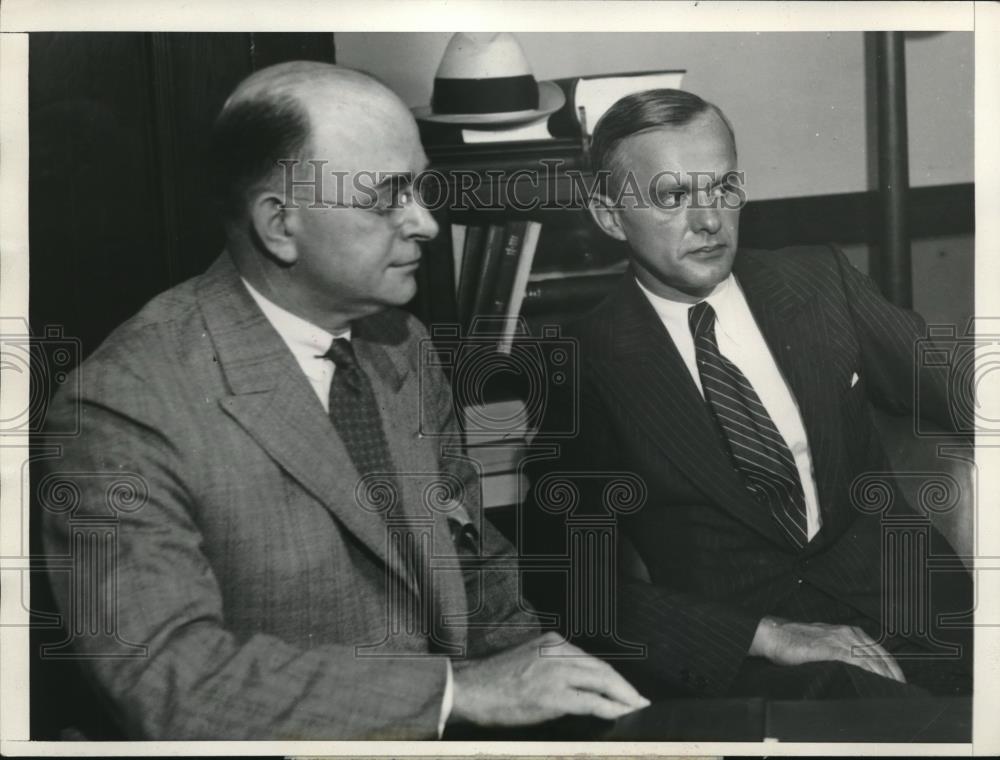 1931 Press Photo Walter Wolf of Chicago , embezzlement in Ill. bank scam - Historic Images