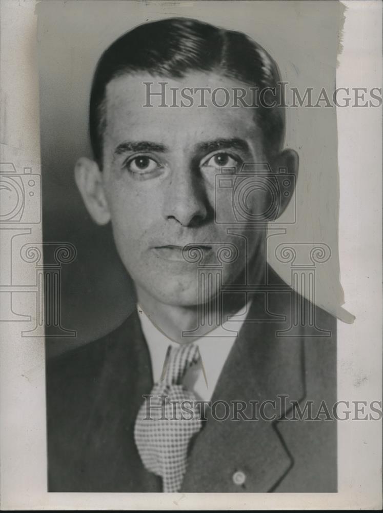 1938 Press Photo Prentice Cooper, U.S. politician Governor of Tennessee 1939-45 - Historic Images