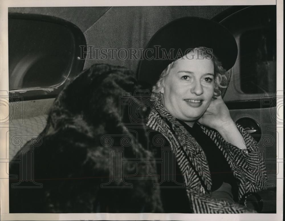 1938 Press Photo Mary Jane Owens Questioned by Police in Death - Historic Images