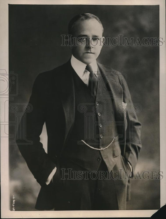 1922 Press Photo Mr Charles Se Saulles Killed Several Years Ago by WIfe - Historic Images