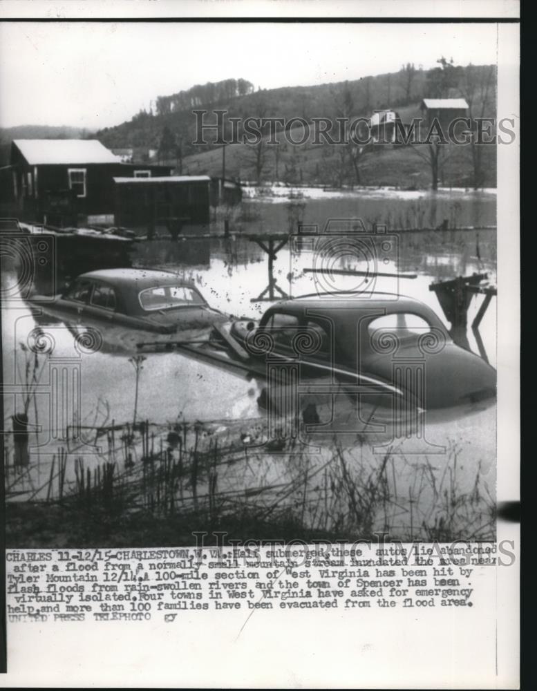 1915 Press Photo Charleston W. Va Flooding - Historic Images