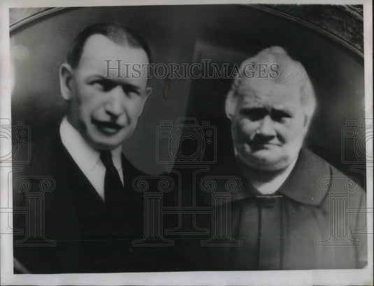 1934 Press Photo Mr & Mrs Stepan Wogkowski residents of 720B Indiana Ave - Historic Images