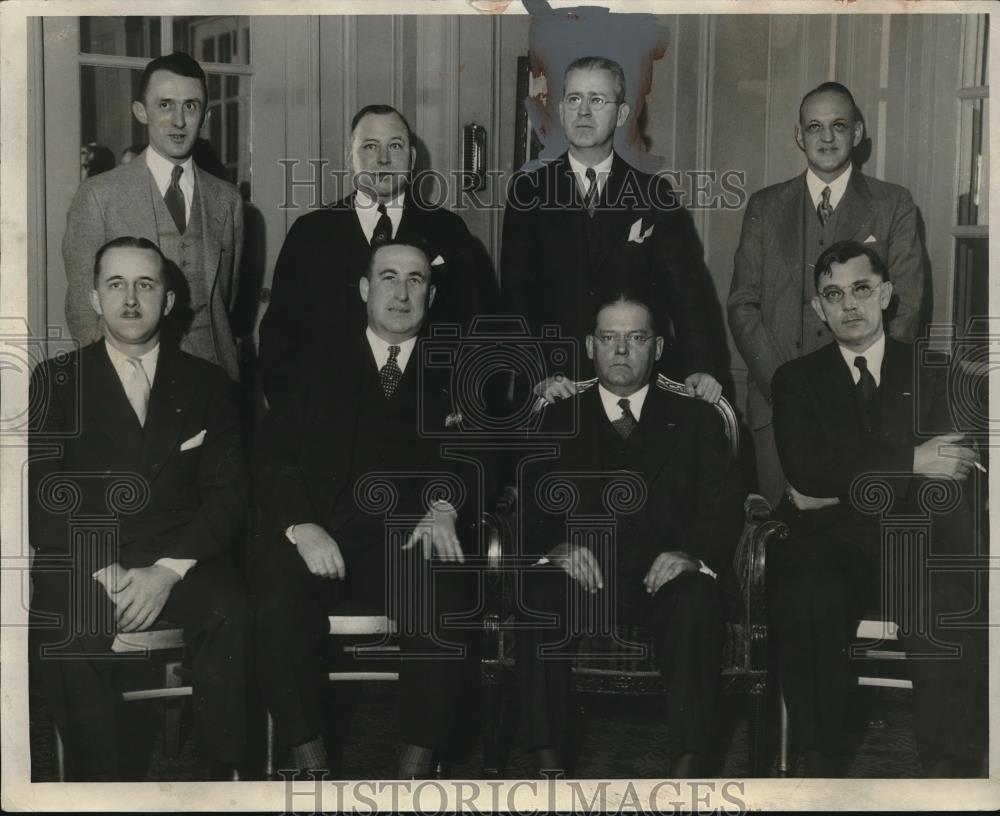 1931 Press Photo Businessmen Whitcomb Marlin O'Malley Barlow Smithhailer Oster - Historic Images
