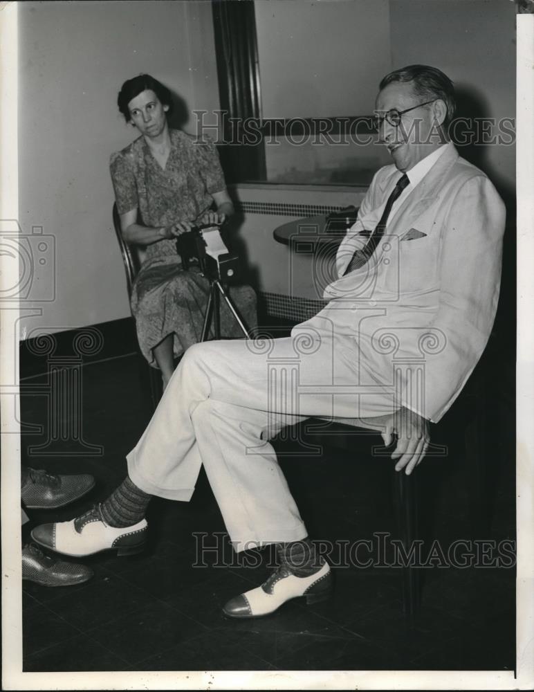 1941 Press Photo Sir Gerald Campbell, Dir Gen of British Info service - Historic Images