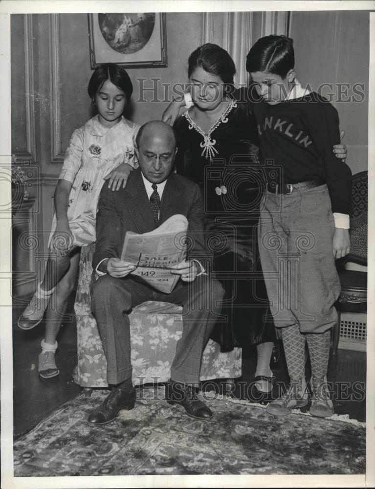 1932 Press Photo Republican Senate Candidate George Vedalie - Historic Images