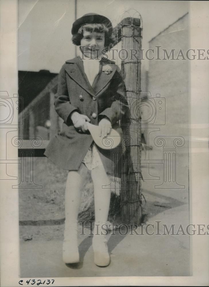 1938 Press Photo Audrey Kay Whitney before her death, Christian Scientist family - Historic Images