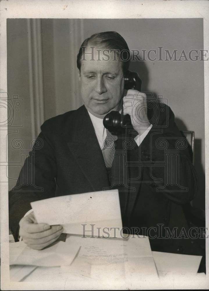 1932 Press Photo Robert Jackson, chairman od Speakers Bureau of Dem Natl Comm - Historic Images