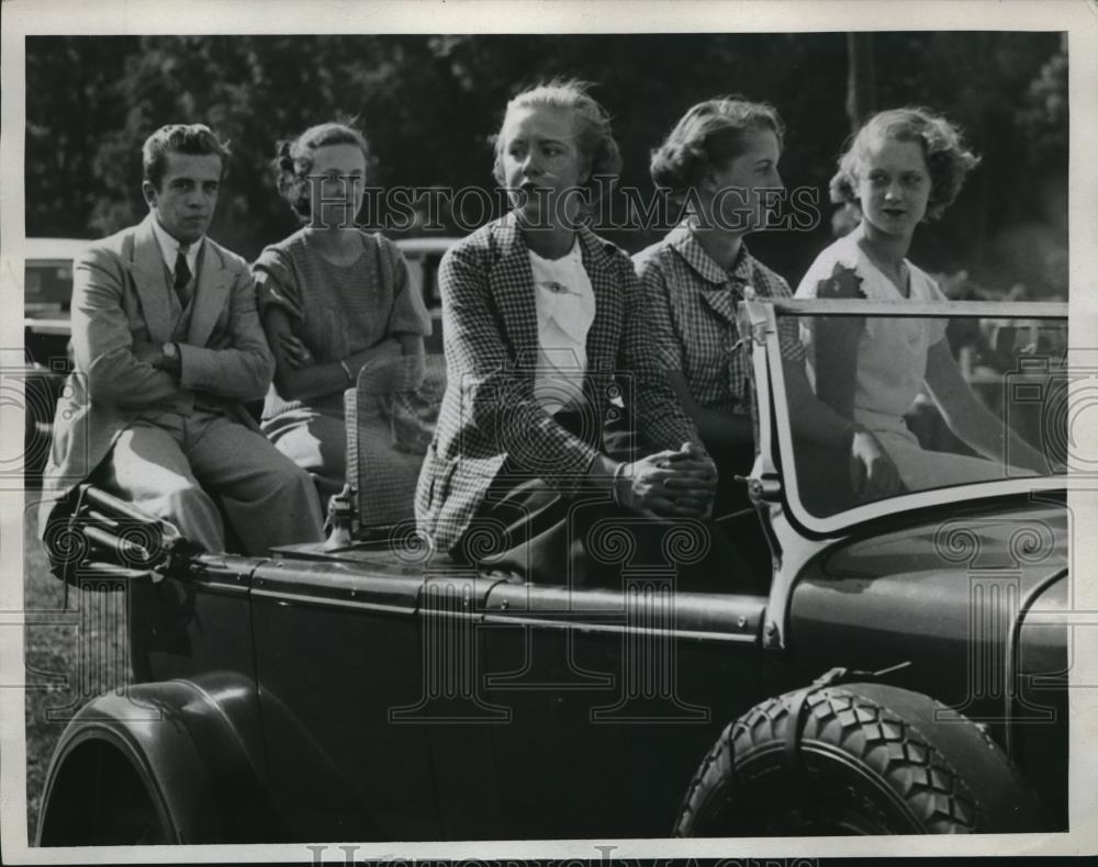 1934 Press Photo Wallace Zettelmeyer WallaceEpps, Sklton, Clark Herring - Historic Images