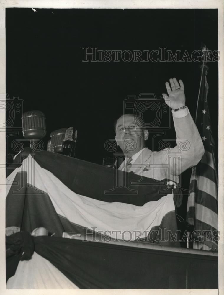1944 Press Photo Governor Dwight Griswold Nominates Thomas Dewey - Historic Images