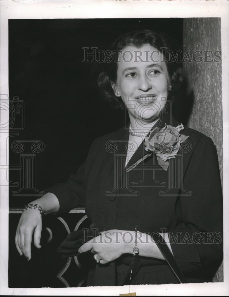 1956 Press Photo Mary Jane McCaffree Social Secretary To Mrs Eisenhower - Historic Images