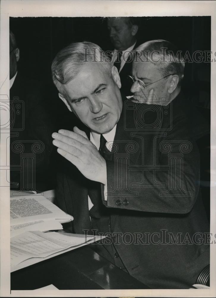 1941 Press Photo Wash D.C. James W Ryan, counsel for Danish Ship Comm - Historic Images