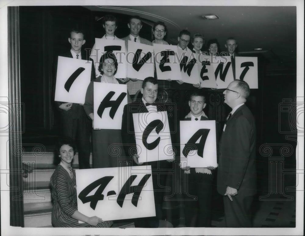 1959 Press Photo 38th Convention of National 4-H Club Congress - Historic Images