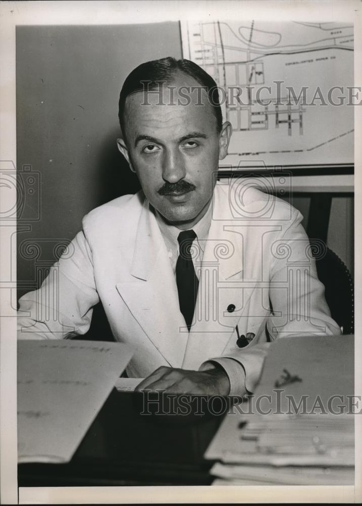 1938 Press Photo Robert Wohlrorth Sc Senate civil liberties - Historic Images