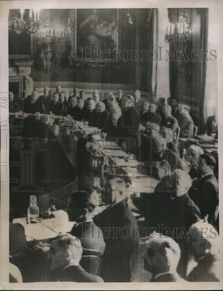 1937 Press Photo British Imperial Conference, Premier Stanley Baldwin - Historic Images