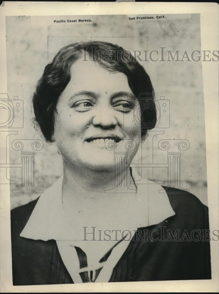 1929 Press Photo Miss Cornelia S. Adair, President, National Education Assn. - Historic Images