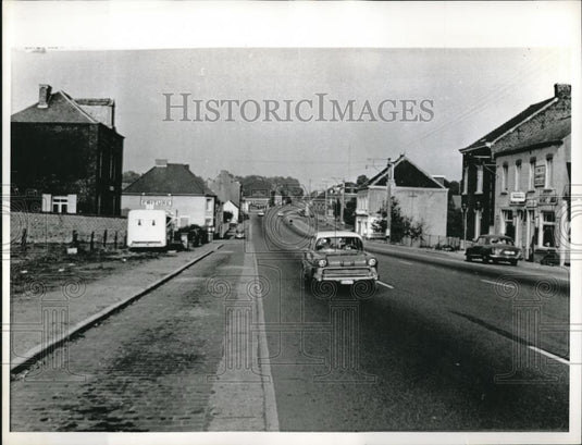 1966 Press Photo View of Casteau Tranquil Nature of South Belgian Village - Historic Images