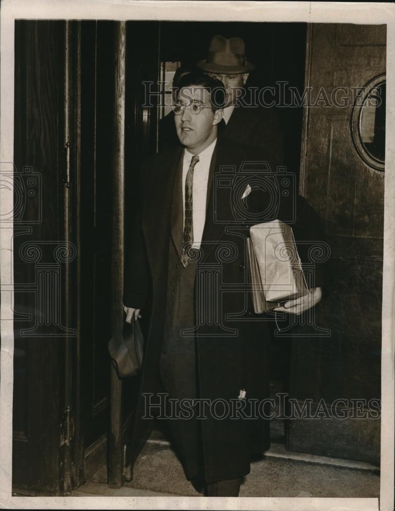 1939 Press Photo John Cacopardo, Finger Man for State of Pennsylvania - Historic Images