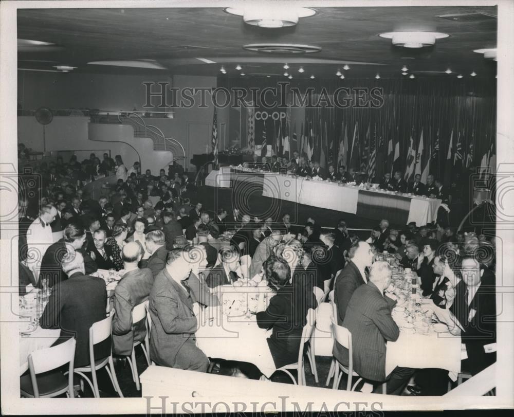 1944 Press Photo 14th Biennial Cooperative League Congress in Chicago - Historic Images