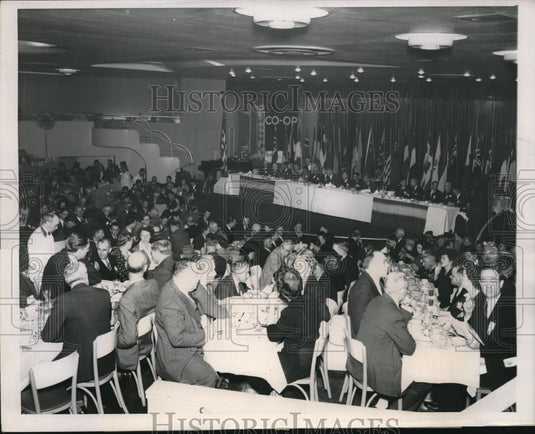 1944 Press Photo 14th Biennial Cooperative League Congress in Chicago - Historic Images