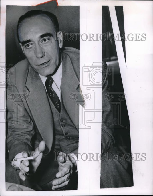 Press Photo Mr William H. Draper Jr - Historic Images