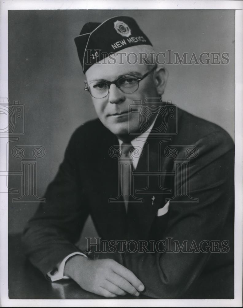 Press Photo Seaboorn P. Collings jr. Commander American Legion - Historic Images