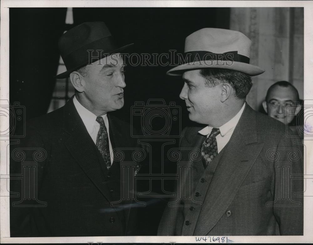 1938 Press Photo Senator-Elect James Mead Buffalo NY &amp; Wendell Willkie - Historic Images