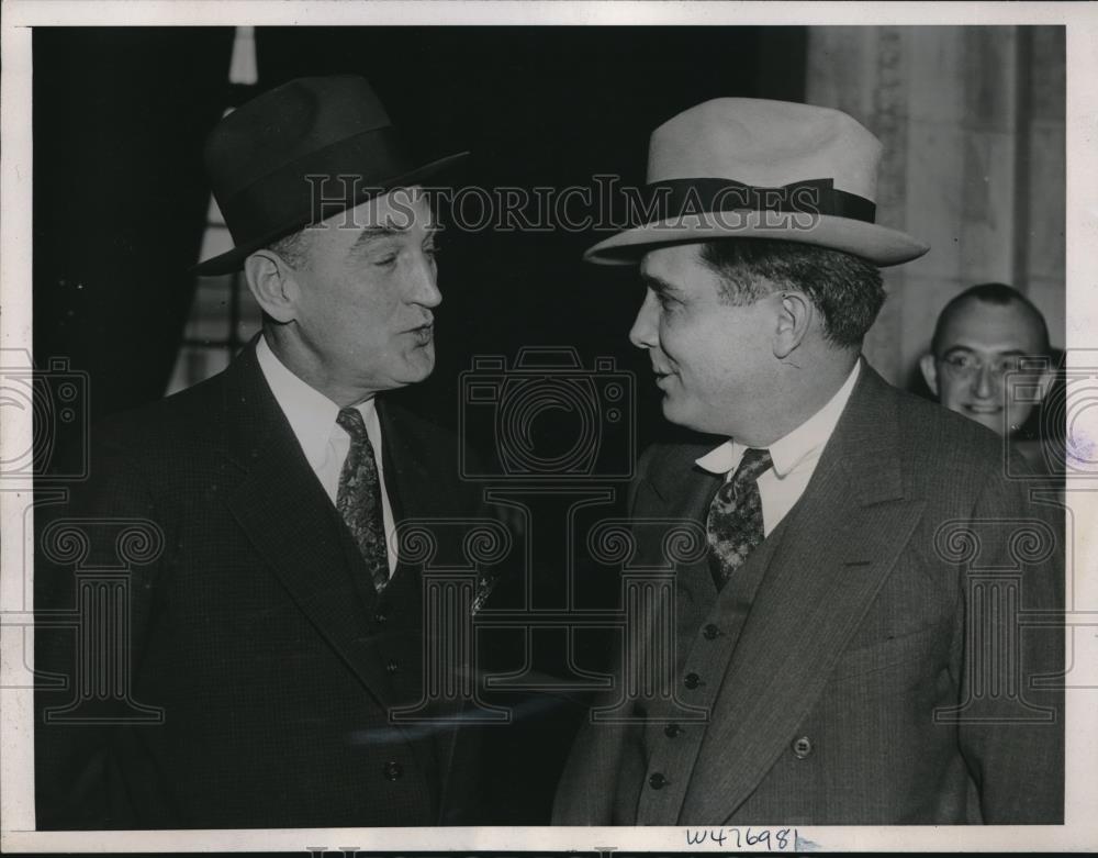 1938 Press Photo Senator-Elect James Mead Buffalo NY & Wendell Willkie - Historic Images