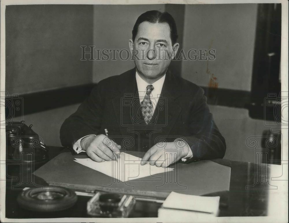 1930 Press Photo Robert Wagner, New Operating Manager of Cleveland Club - Historic Images