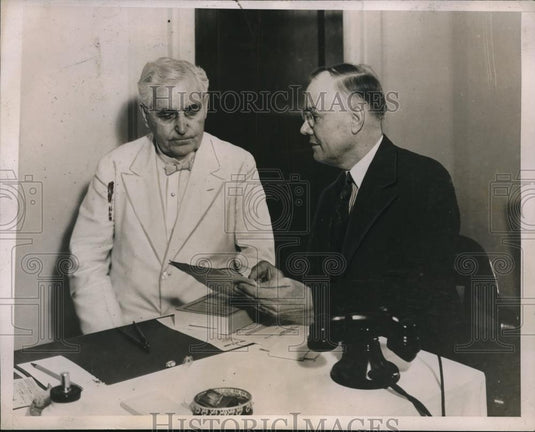 1935 Press Photo William Green, President of the American Federation of Labor - Historic Images