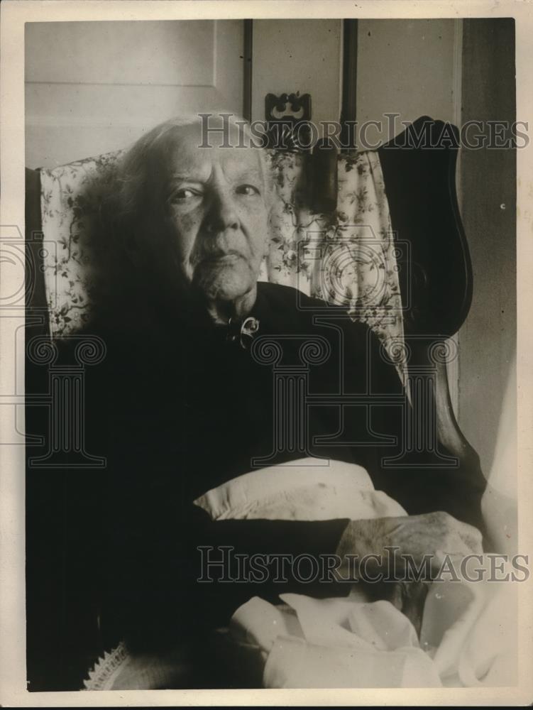 1926 Press Photo Ellen M. Wallace at Age 90, Unknown Heiress of $12,000 - Historic Images