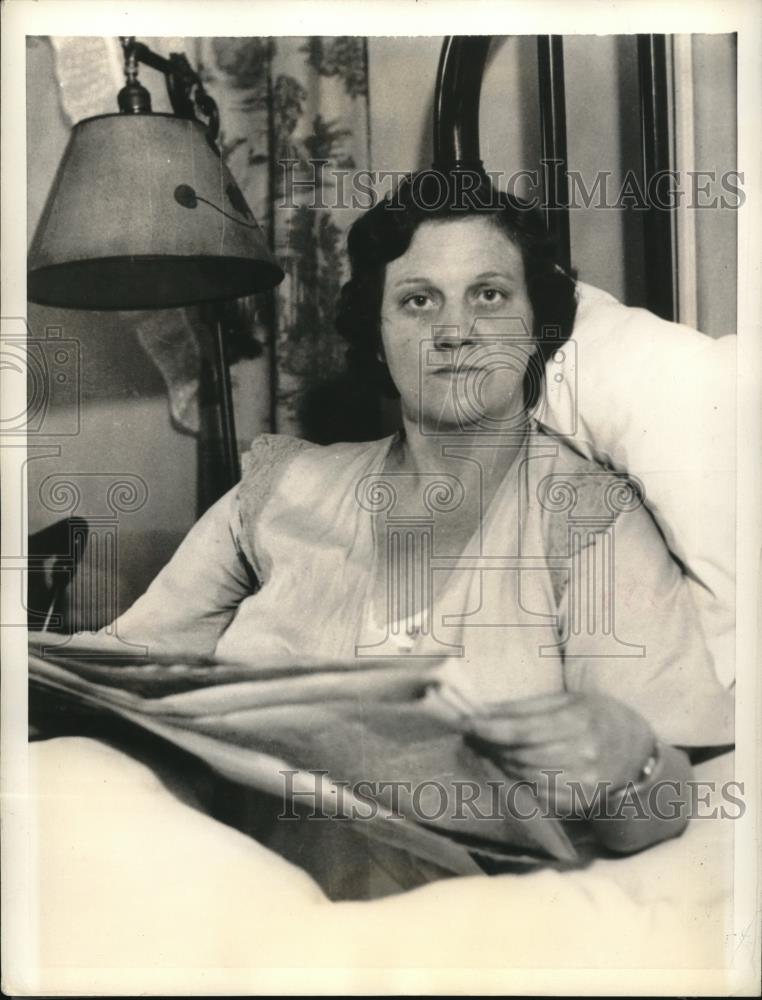 1934 Press Photo Mrs. Beulah Costner Held for participation in gang - neb85782 - Historic Images