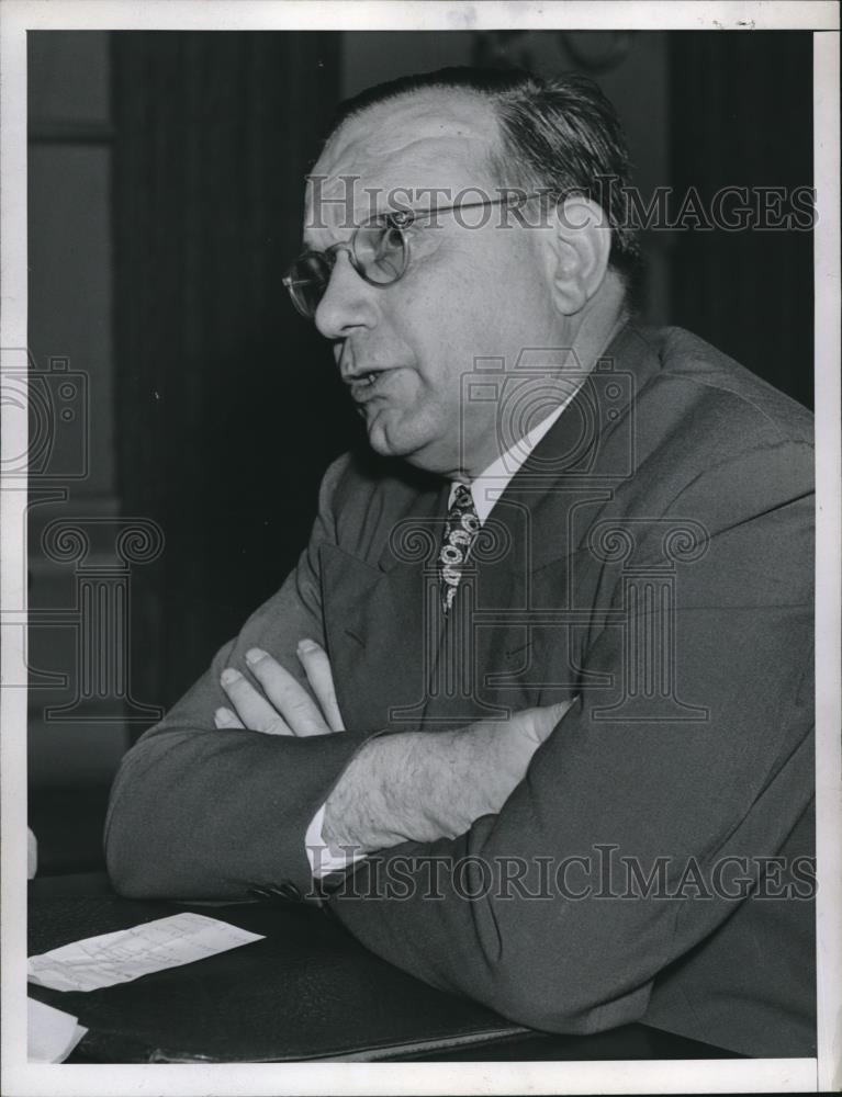 1947 Press Photo Raymond Foley Administrator Of National Housing Agency - Historic Images