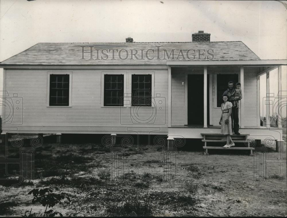 1951 Press Photo Thomas County, Ga, Rural housing project homes - neb86506 - Historic Images