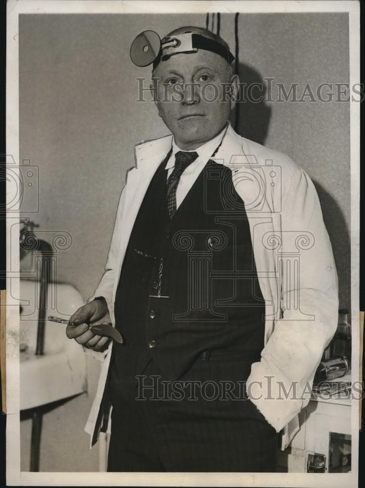 1931 Press Photo Dr. Joseph Nolan American Legion - neb86813 - Historic Images