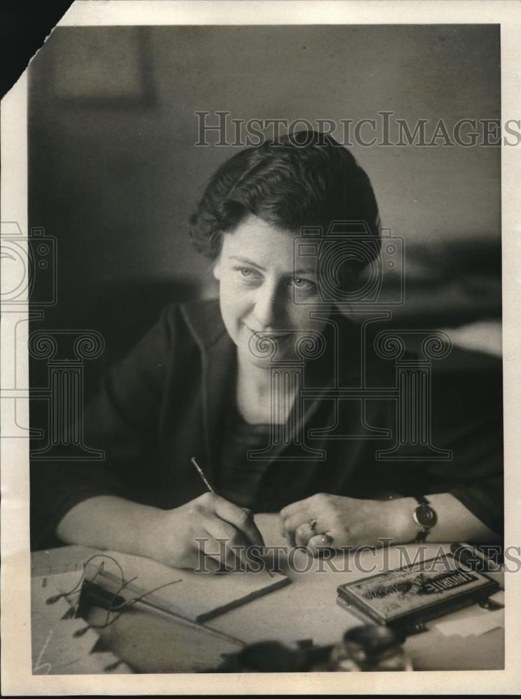 1923 Press Photo Miss Anna Evans daughter Of Rep Robert Evans - Historic Images