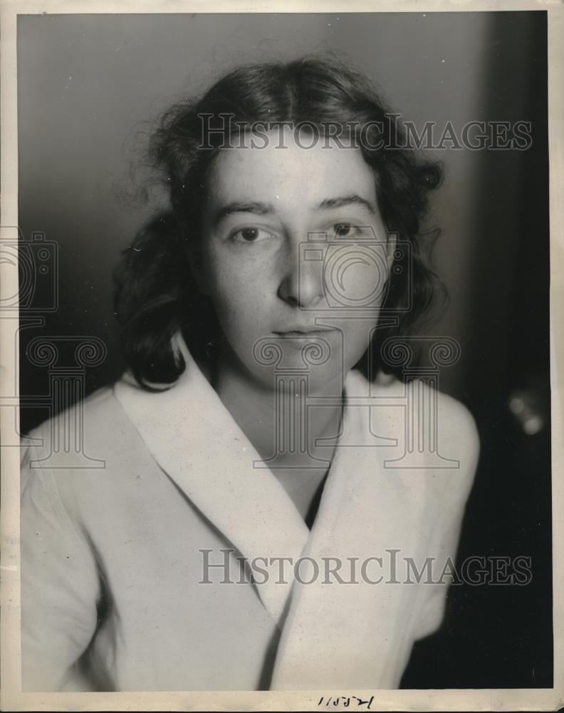 1929 Press Photo Alice Walch Madison Wisconisn - Historic Images