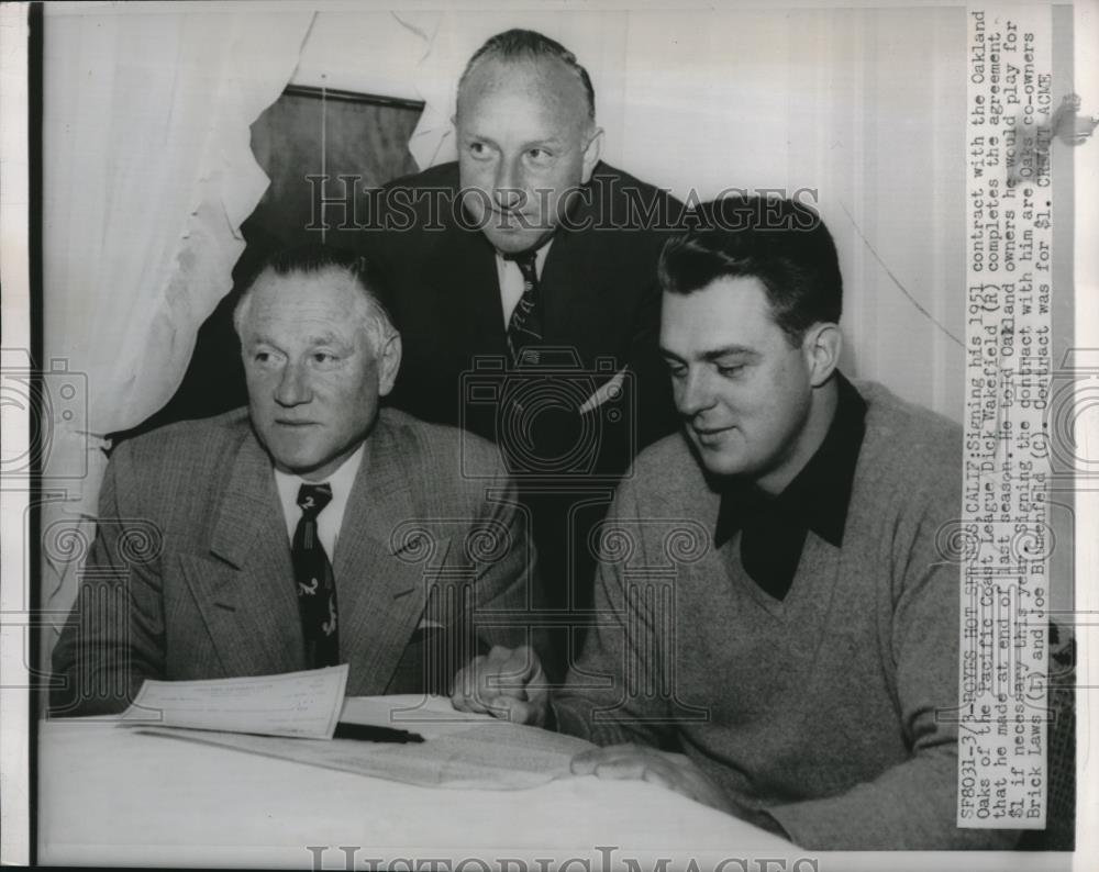 1951 Press Photo Hot Springs California Oakland Oaks Pacific Coast League - Historic Images