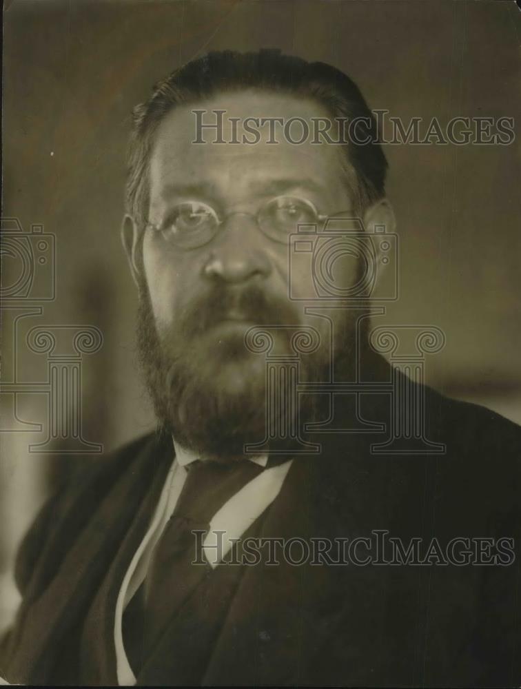1923 Press Photo M. Albert Thomas, new director of Labor Dept. League of Nations - Historic Images