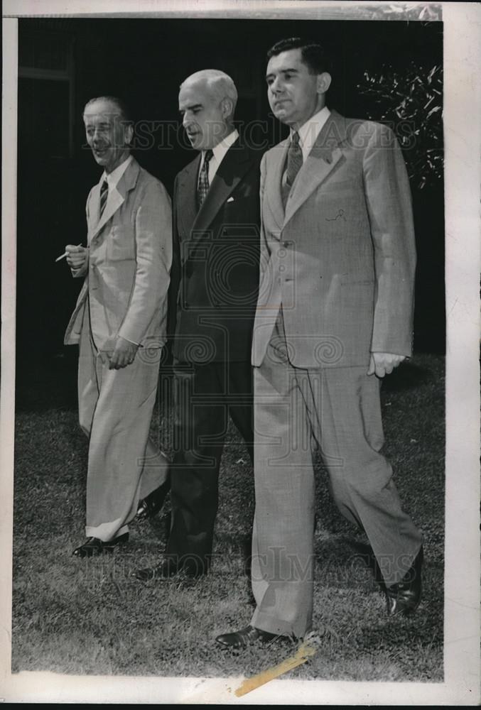 1944 Press Photo Heads British Russian &amp; American Delegations to Intl Security - Historic Images