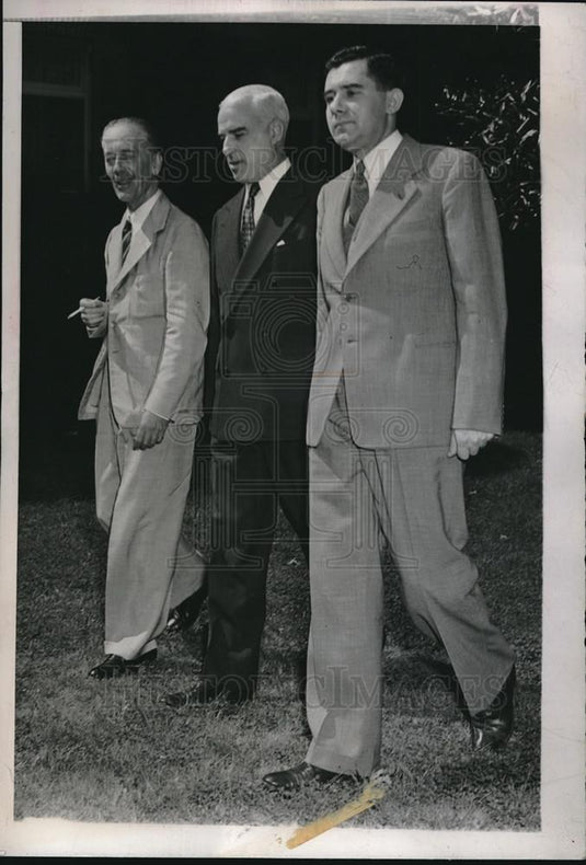 1944 Press Photo Heads British Russian & American Delegations to Intl Security - Historic Images