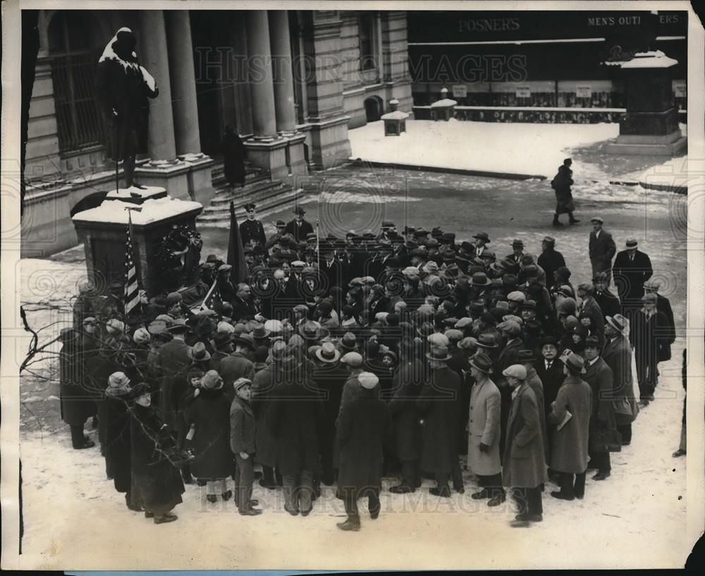 1927 Press Photo City Hall Boston Massachusetts - Historic Images