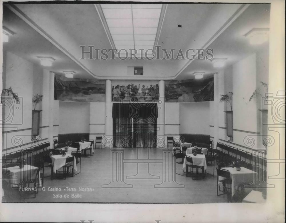 1941 Press Photo Casino San Miguel Islands - Historic Images