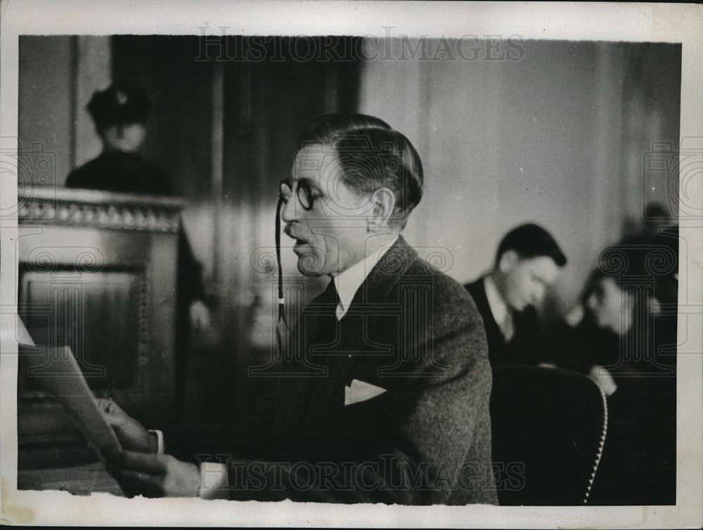 1935 Press Photo Sec of War, Patrick J Hurley in Hoover cabinet - Historic Images