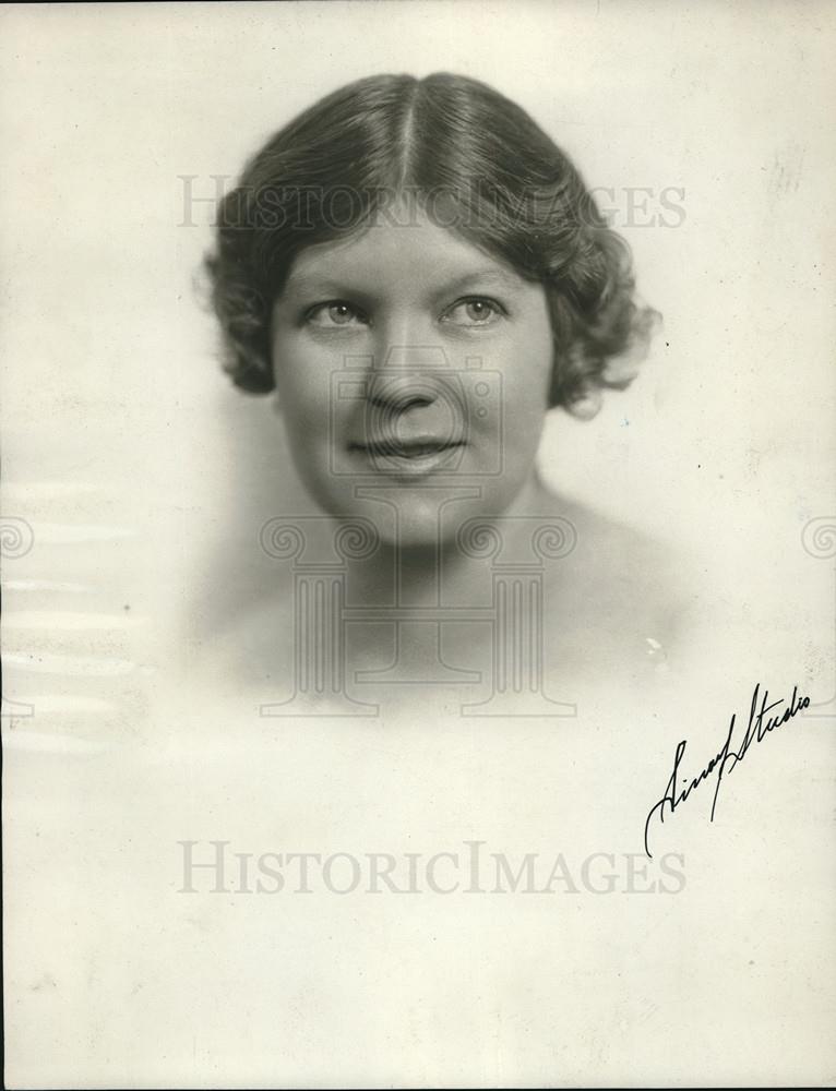 1926 Press Photo Mrs Edith Hieleman, broadcasts Garden talks from WHT - Historic Images