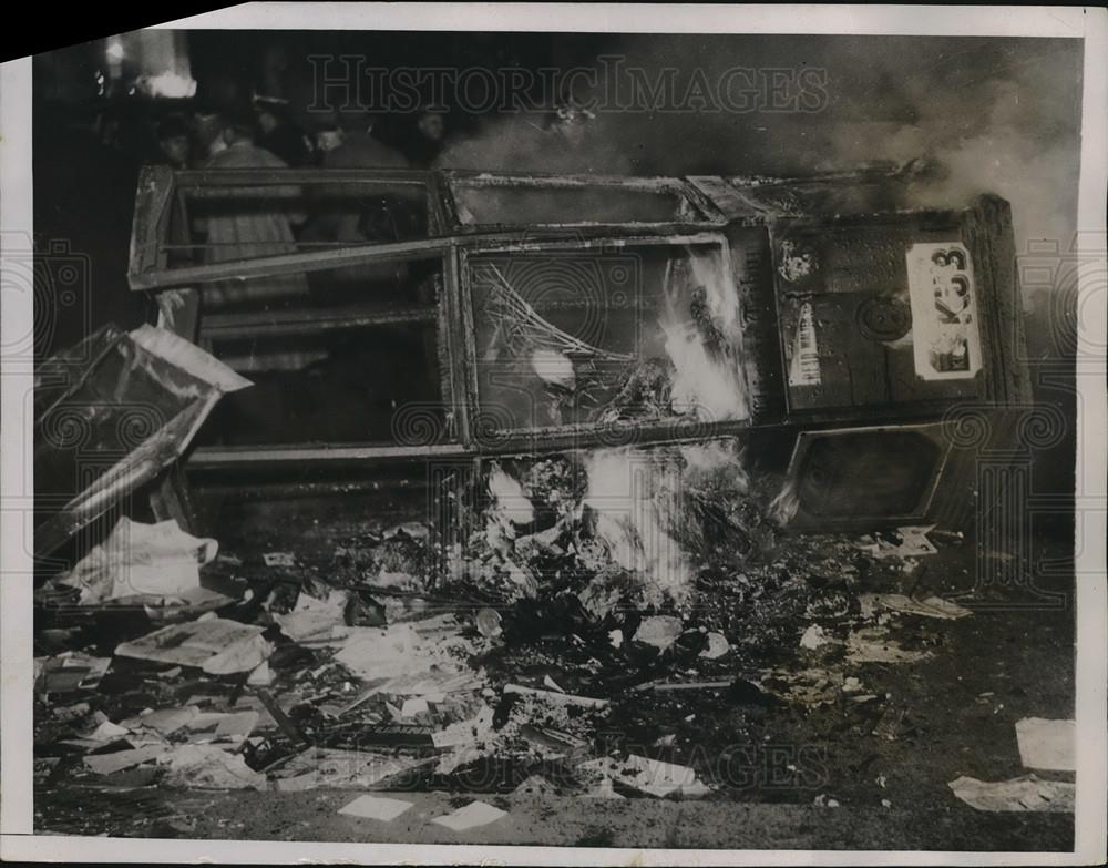 1934 Press Photo Place de la Concorde, Paris, France after rioting - neb71367 - Historic Images