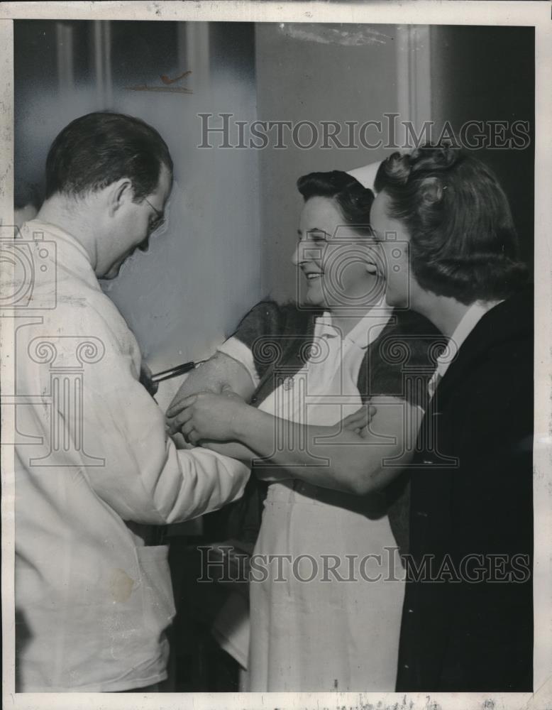 1940 Press Photo San Francisco, RNS E Johnson,H Farrell &amp; Dr Geo Gardner - Historic Images