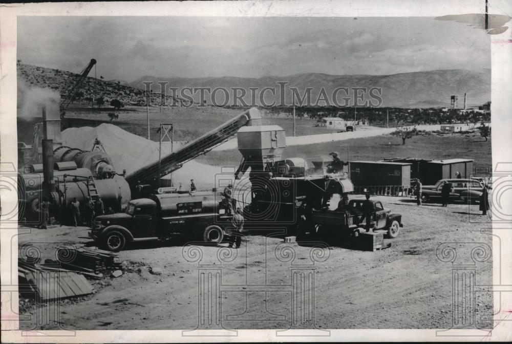 1948 Press Photo US Dollars Rebuild Greek Roads $5 Million Dollars - neb92185 - Historic Images