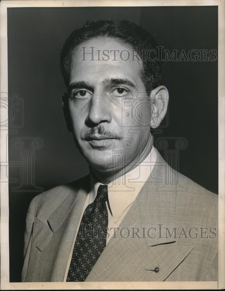 1943 Press Photo Supreme Court Nominee Vincent R. Impellitteri in New York City - Historic Images